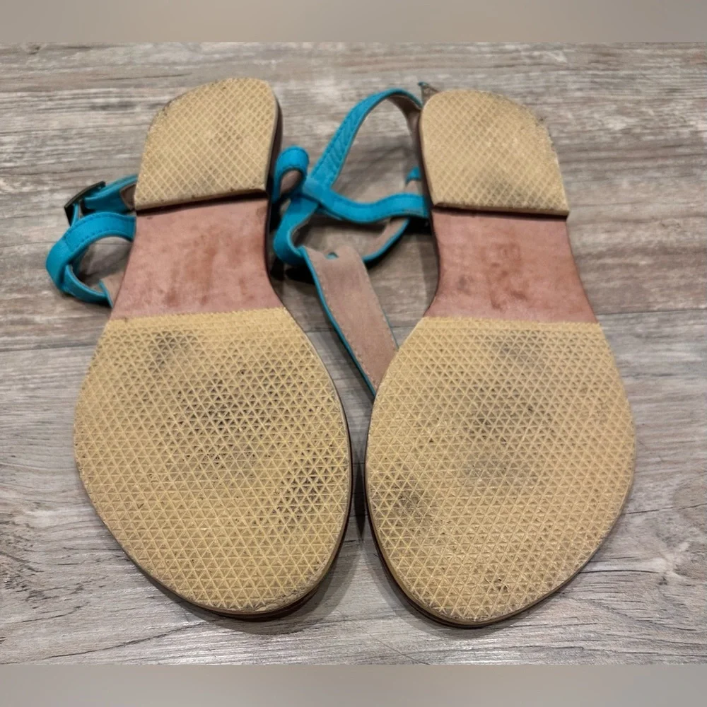 Handmade Turquoise Sandals shoes from Ubud, Bali